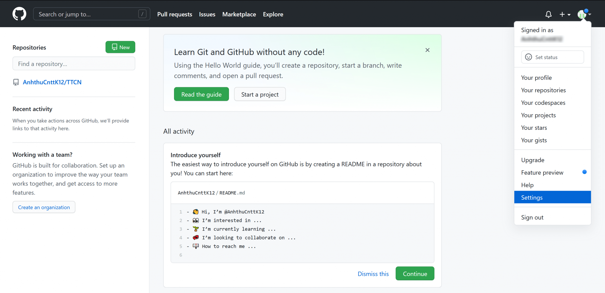 Get GitHub API Key Pair